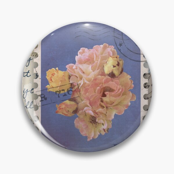 Item preview, Vintage Floral Postage Stamps, postmarks, letter designed and sold by Eternity Eventually.