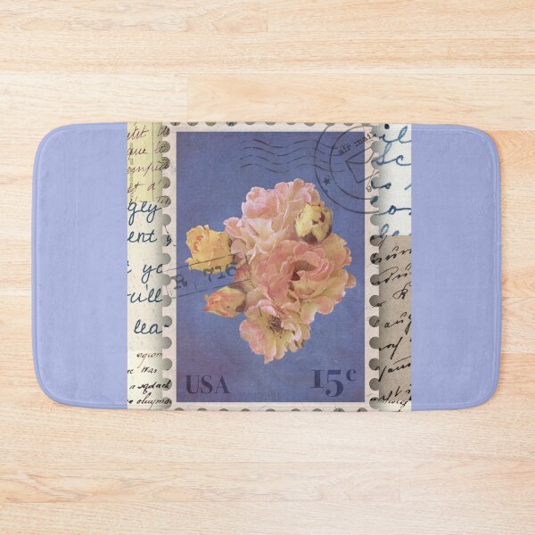 Item preview, Vintage Floral Postage Stamps, postmarks, letter designed and sold by Eternity Eventually.