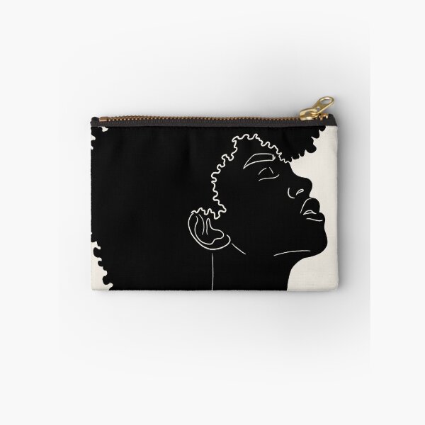 Item preview, Black Woman Afro Hair Minimalist Design designed and sold by CocoSimoneArt.