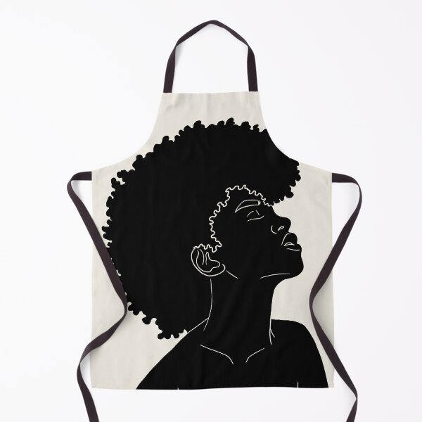 Item preview, Black Woman Afro Hair Minimalist Design designed and sold by CocoSimoneArt.