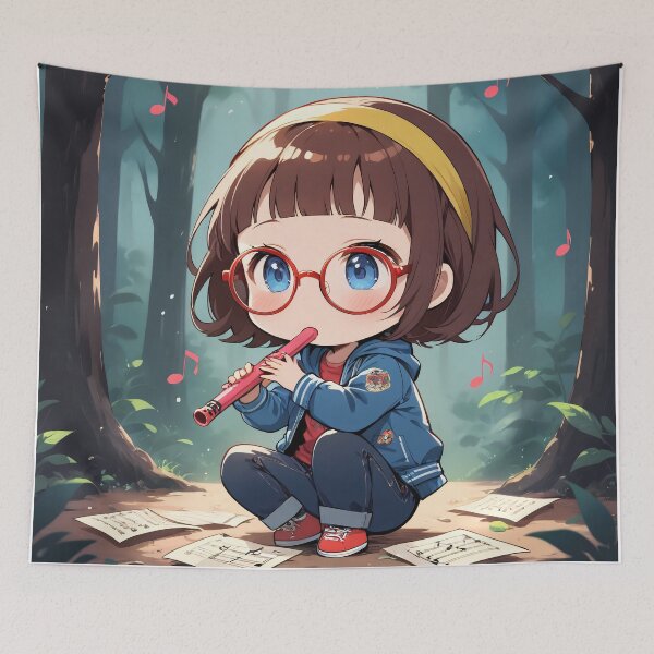 Item preview, The best music of the forest - Cute Professionals Collection - Musician #1 designed and sold by Second Draft Visuals.