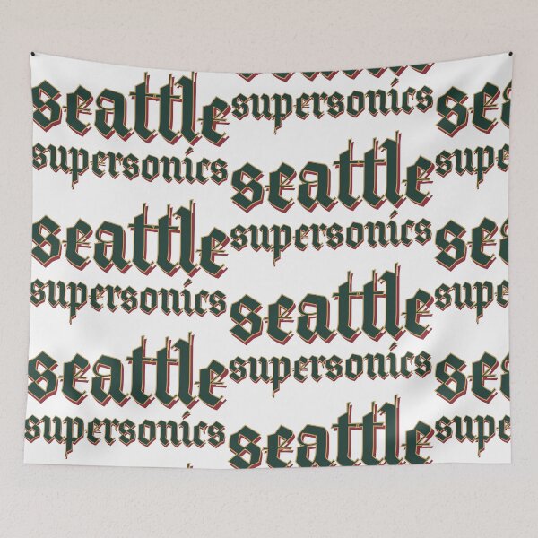 Item preview, Seattle Supersonics Gothic Logo designed and sold by APWS.