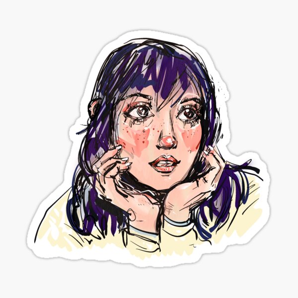 Shelley Duvall original fanart Sticker