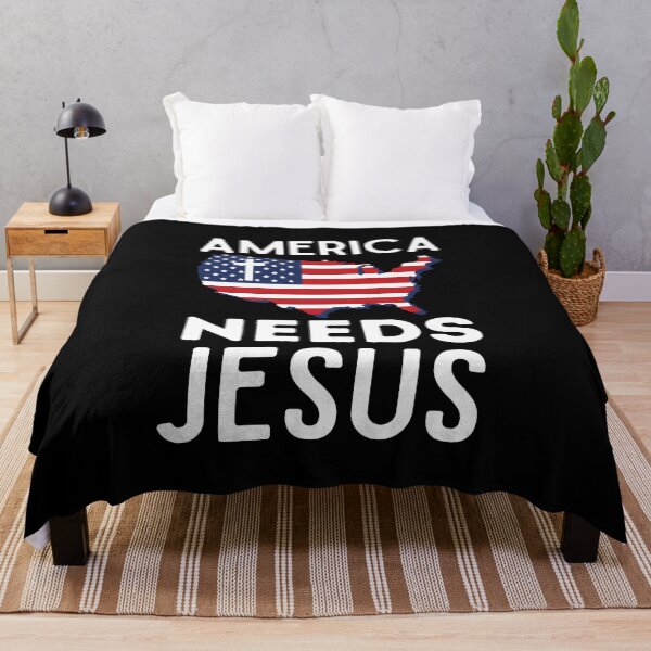 Item preview, America Needs Jesus designed and sold by Jesusandu2.
