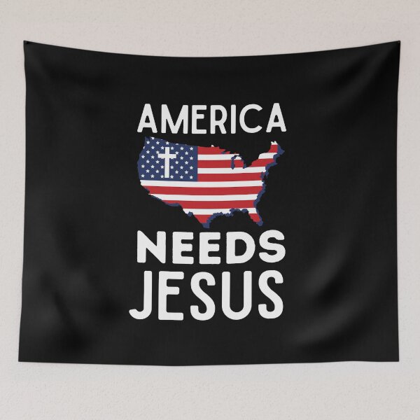 Item preview, America Needs Jesus designed and sold by Jesusandu2.