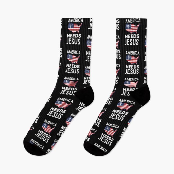 Item preview, America Needs Jesus designed and sold by Jesusandu2.