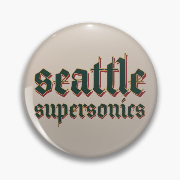 Item preview, Seattle Supersonics Gothic Logo designed and sold by APWS.
