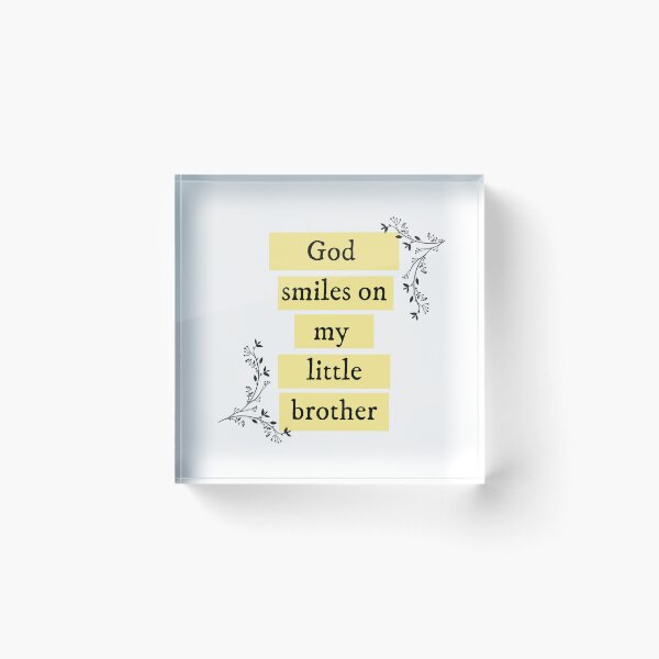 Item preview, God  smiles on my  little brother Taylor Swift  designed and sold by bombalurina.