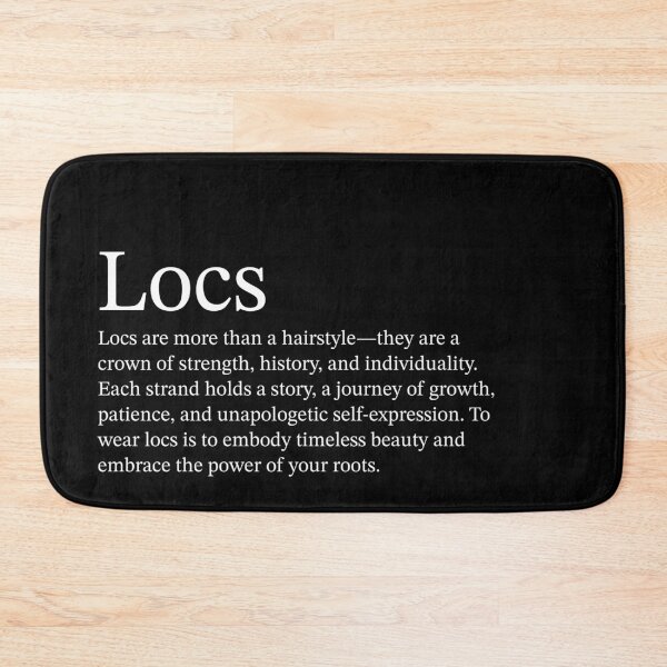 Item preview, Locs hairstyle definition minimalist design designed and sold by CocoSimoneArt.