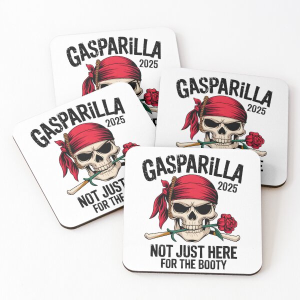 Item preview, Gasparilla 2025 Not Just Here for the Booty Pirate Skull Festival Humor designed and sold by TheWizArt.