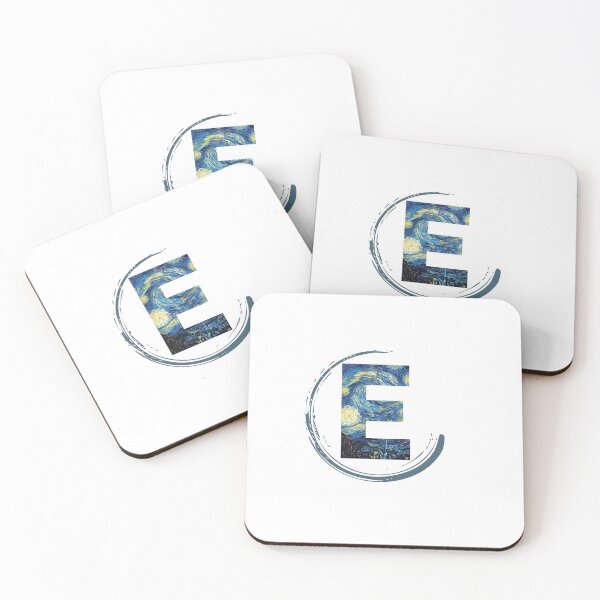 Item preview, Letter E of the starry night designed and sold by begart008.