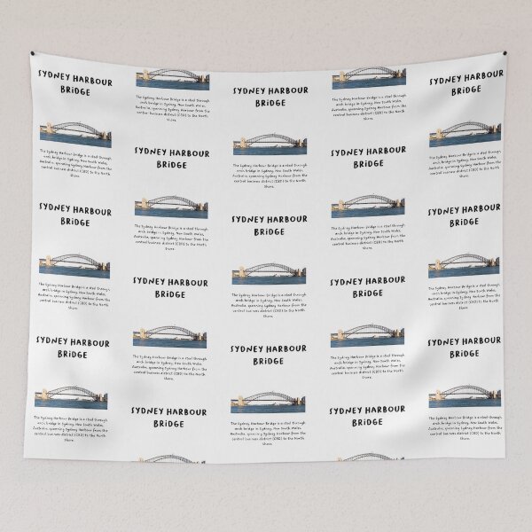 Item preview, Sydney Harbour Bridge – Sydney | Famous Landmarks in Australia designed and sold by RM-Journey.