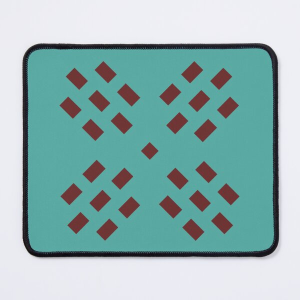 Item preview, Crossing Over Quilt Block Lt Teal designed and sold by Lindley General Store.