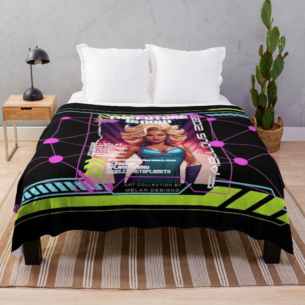 Item preview, Fabulous Woman Futuristic Cyberpunk The Future Is Now  designed and sold by Melan Designs.