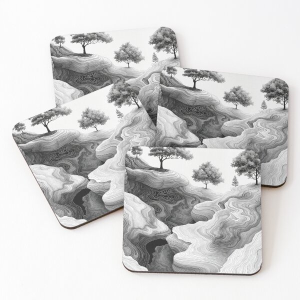Item preview, Ethereal Horizons: Nature's Sculpted Layers designed and sold by oanaunciuleanu.