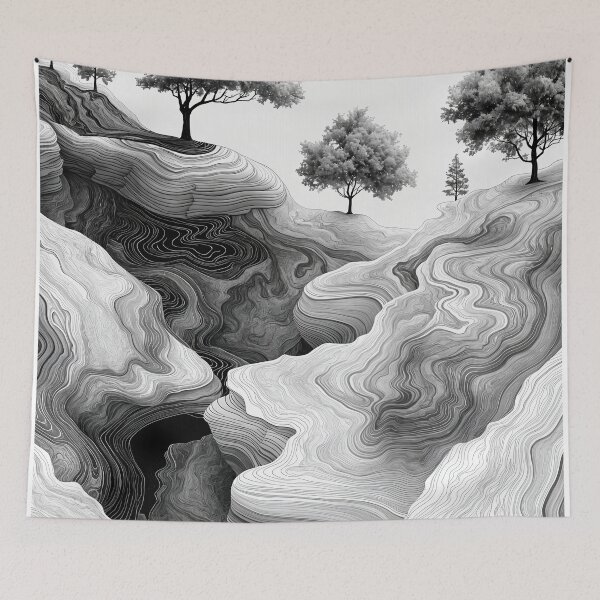 Item preview, Ethereal Horizons: Nature's Sculpted Layers designed and sold by oanaunciuleanu.