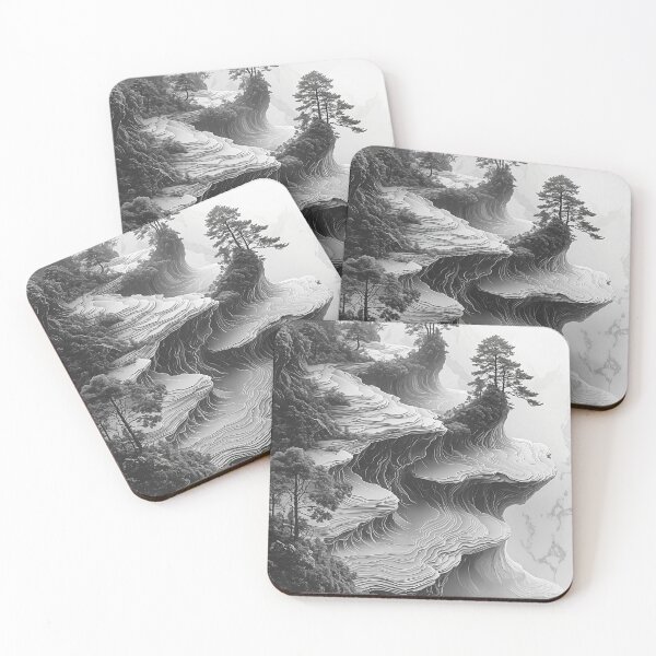 Item preview, Ethereal Horizons: Nature's Sculpted Layers designed and sold by oanaunciuleanu.