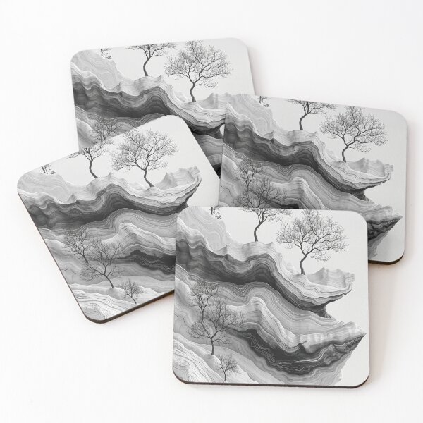 Item preview, Ethereal Horizons: Nature's Sculpted Layers designed and sold by oanaunciuleanu.