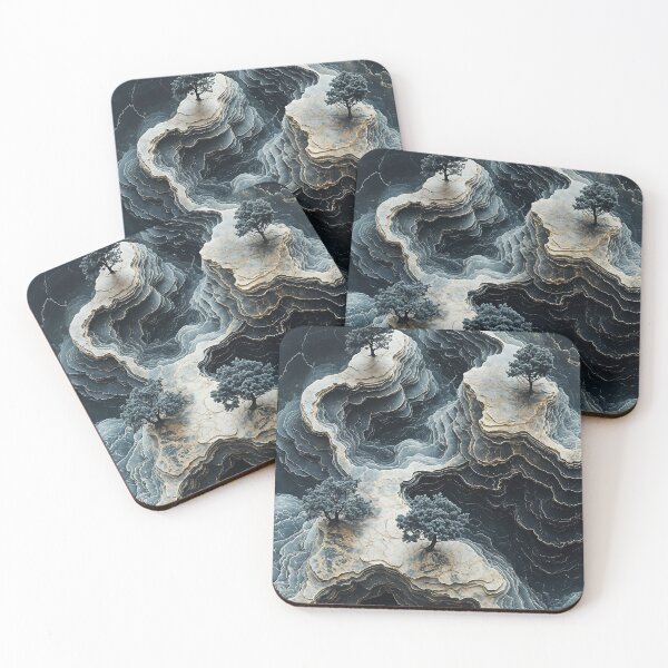 Item preview, Ethereal Horizons: Nature's Sculpted Layers designed and sold by oanaunciuleanu.
