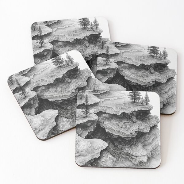 Item preview, Ethereal Horizons: Nature's Sculpted Layers designed and sold by oanaunciuleanu.