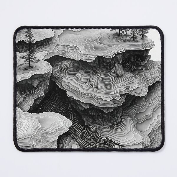 Item preview, Ethereal Horizons: Nature's Sculpted Layers designed and sold by oanaunciuleanu.