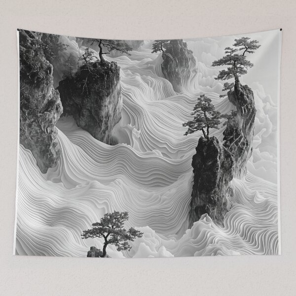 Item preview, Ethereal Horizons: Nature's Sculpted Layers designed and sold by oanaunciuleanu.