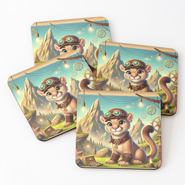 Item preview, Steampunk Puma designed and sold by Sillytoe.