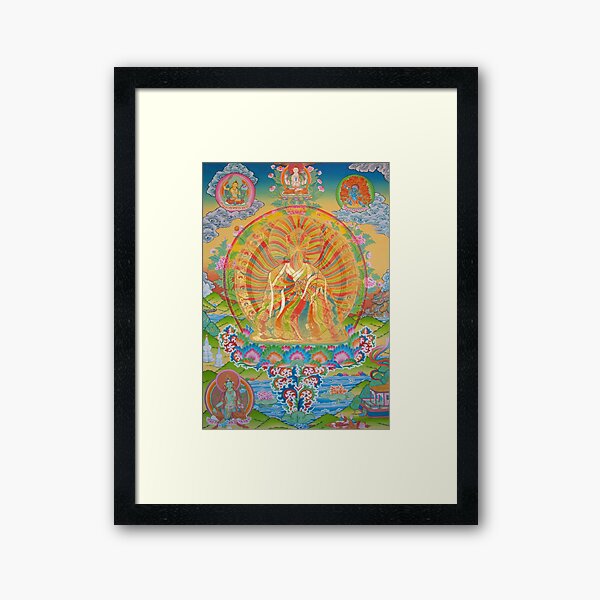 Aperçu de l'œuvre Thangka corporel arc-en-ciel Dzogchen créée et vendue par Onodera.