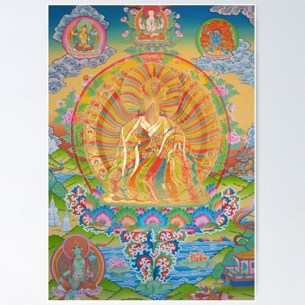 Item preview, Dzogchen Rainbow Body Thangka designed and sold by Onodera.