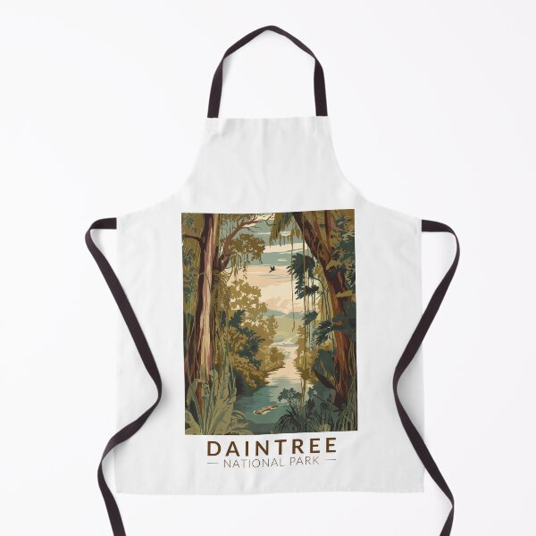 Item preview, Daintree National Park Travel Art Vintage designed and sold by KrisSidDesigns.