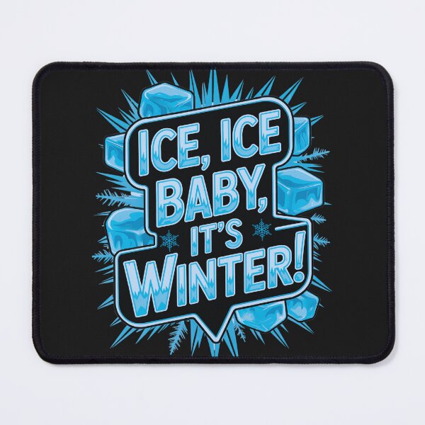 Item preview, Ice Ice Baby, It’s Winter: Frosty Icicle Text Art designed and sold by elynne9.