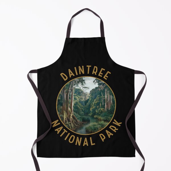 Item preview, Daintree National Park Australia Retro Distressed Circle designed and sold by KrisSidDesigns.