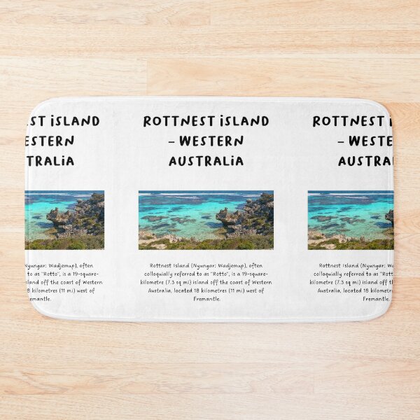 Item preview, Rottnest Island – Western Australia | Famous Landmarks in Australia designed and sold by RM-Journey.