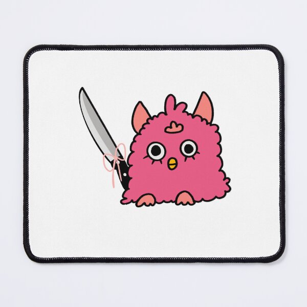 Item preview, Furby rosa con cuchillo coquette designed and sold by ToshiroDesign.