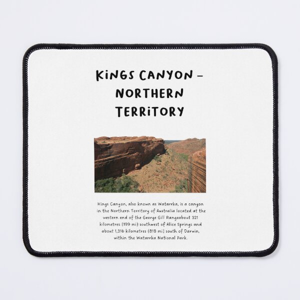 Item preview, Kings Canyon – Northern Territory | Famous Landmarks in Australia designed and sold by RM-Journey.
