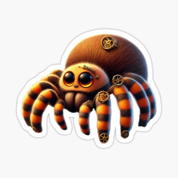 Item preview, Steampunk Pumpkin Patch Tarantula designed and sold by Sillytoe.