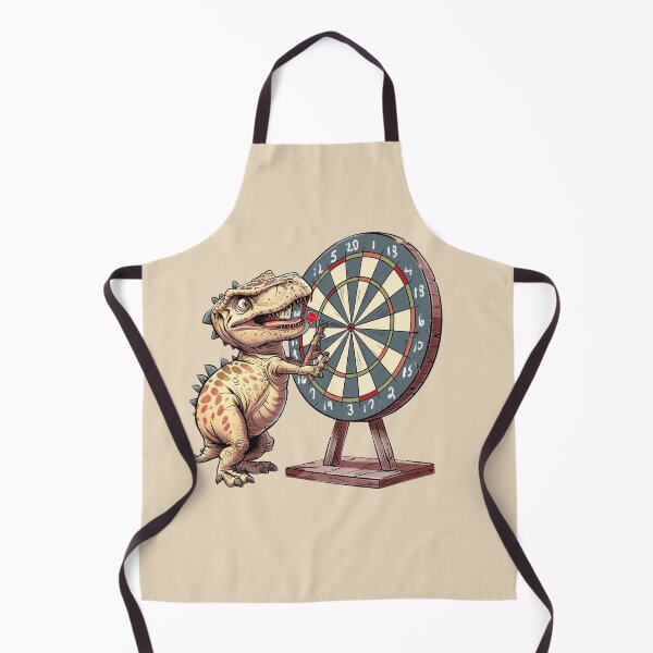 Item preview, T Rex Dinosaur Playing Darts designed and sold by Myra365Art.