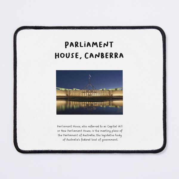 Item preview, Parliament House – Canberra | Famous Landmarks in Australia designed and sold by RM-Journey.