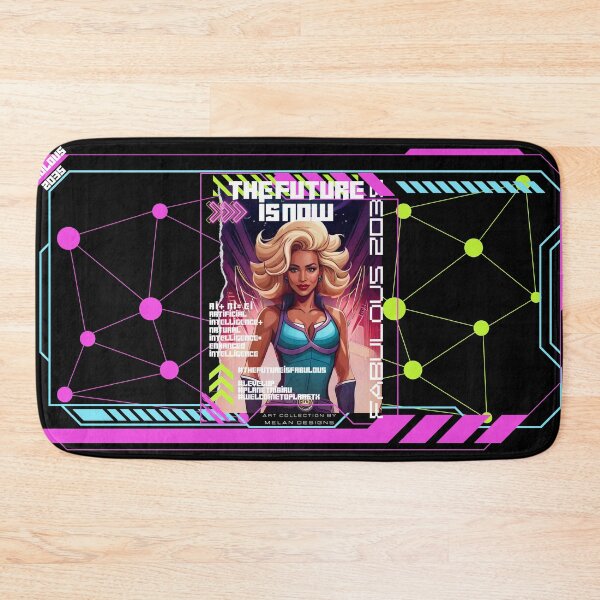 Item preview, Fabulous Woman Futuristic Cyberpunk The Future Is Now  designed and sold by Melan Designs.