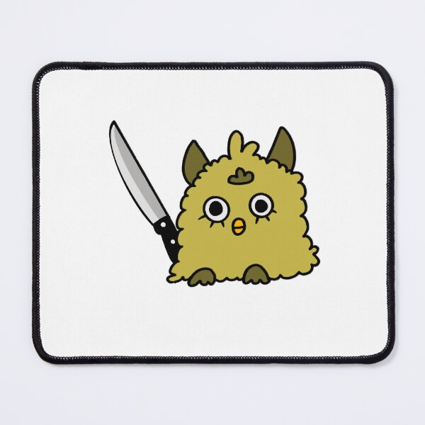 Item preview, Green furby with knife designed and sold by ToshiroDesign.