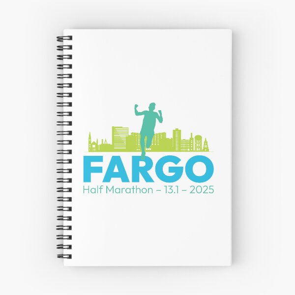 Item preview, Fargo - Half Marathon – 13.1 – 2025 designed and sold by Moritz Schwäble.