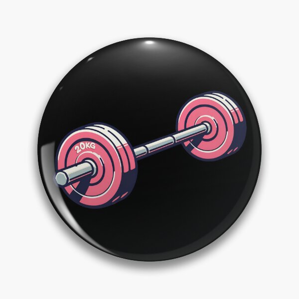 Item preview, Pink Barbell Bodybuilding designed and sold by LoveLabDesign.