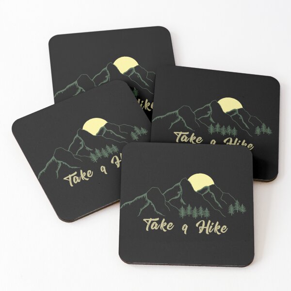Item preview, minimalist pine forest view mountain landscape - Take a Hike designed and sold by Alexaltay.