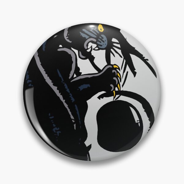 Item preview, black panther skull old school tattoo 610 P designed and sold by Achille3777.