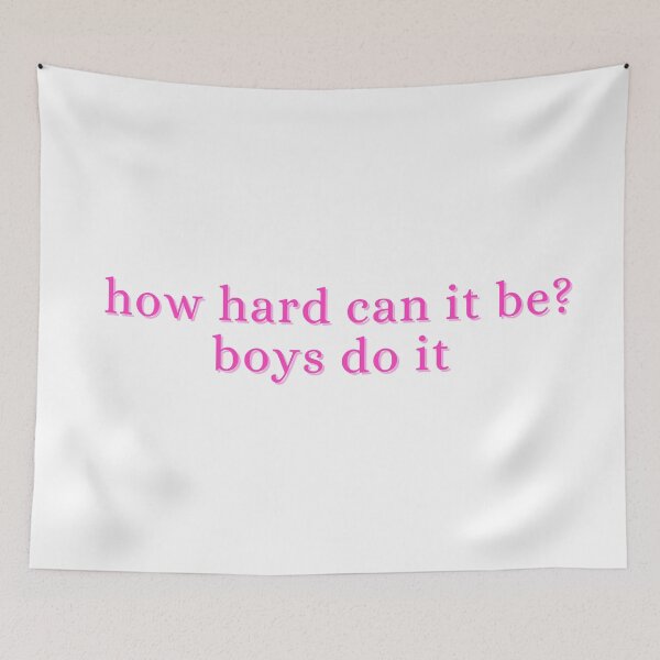 Item preview, how hard can it be? boys do it designed and sold by madebysam :).