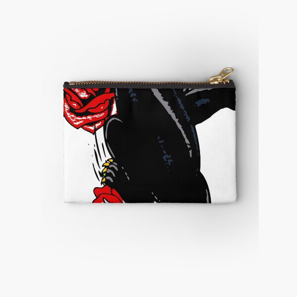 Item preview, black panther tattoo old school pink flower 610 P designed and sold by Achille3777.