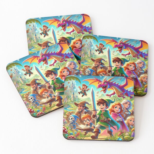 Item preview, Dragon Land Warrior Friends designed and sold by WyckedLynn.