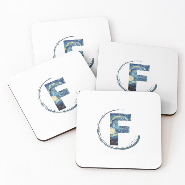 Item preview, Letter F of the starry night designed and sold by begart008.