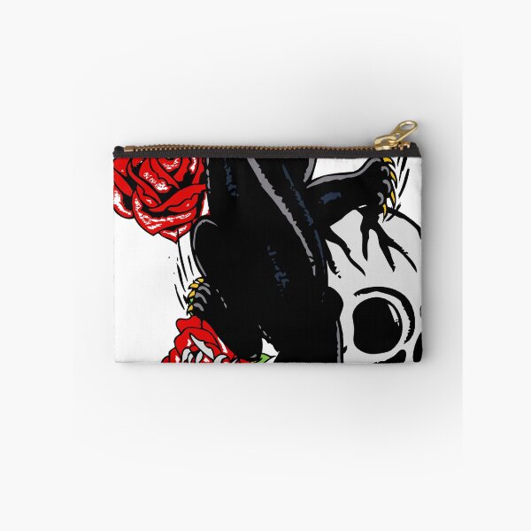 Item preview, panther skull hipster skull rose tattoo original designed and sold by Achille3777.