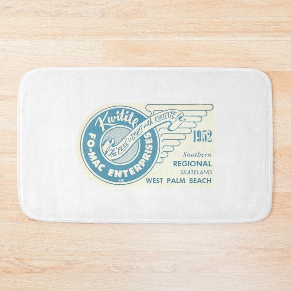 Item preview, Kwiktite FO-MAC Southern Regional 1952 Skateland West Palm Beach Florida Roller Skating Rink Sticker Decal Label designed and sold by tislord.